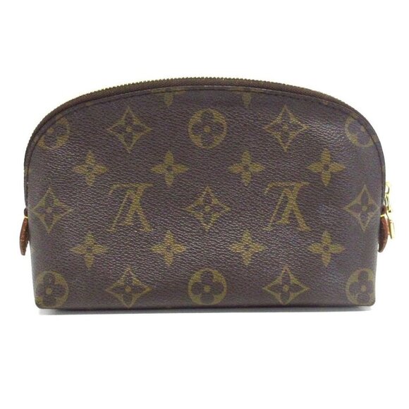 100% Authentic LOUIS VUITTON Pochette Cosmetic PM Monogram Pouch - Picture 1 of 10